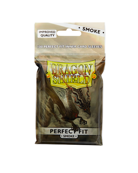 Dragon Shield Sleeves Perfect Fit Smoke Card Sleeves (100)