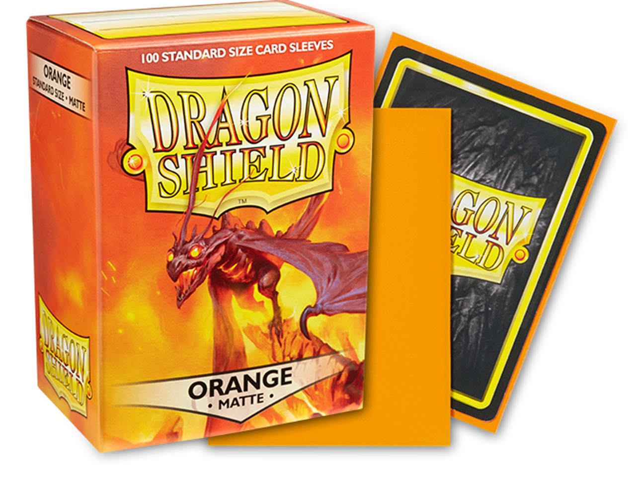 Dragon Shield Sleeves Matte Orange (100)