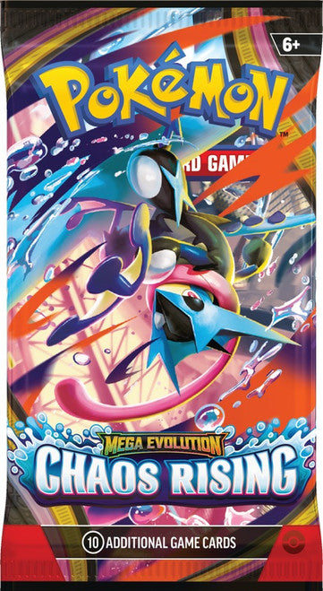 Pokemon: Mega Evolution Chaos Rising Booster Pack