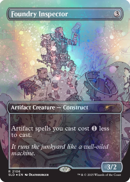 Magic the Gathering Secret Lair Drop Series - Featuring: Deathburger Galaxy Foil Edition
