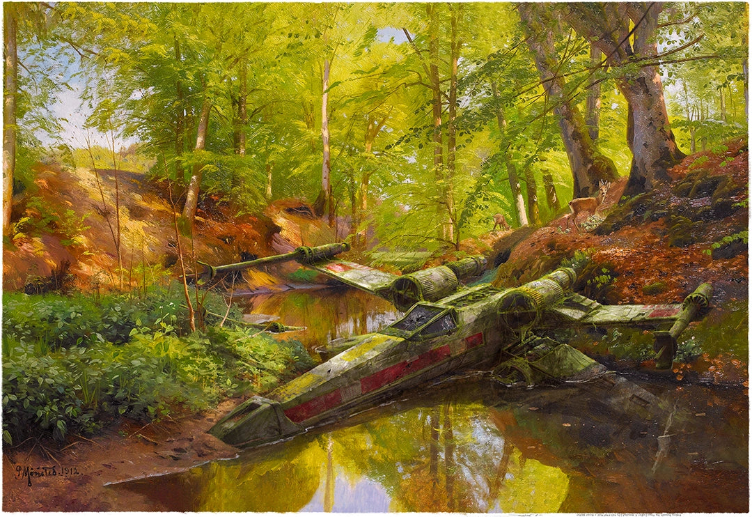 Canvas: X-Wing - 90 x 60 cm