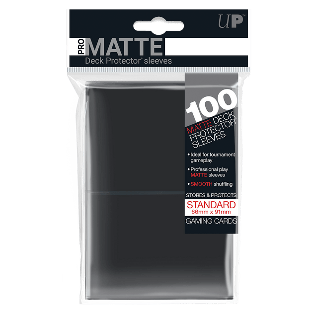 Ultra Pro - Standard Pro Matte Card Sleeves 100 pack - Black