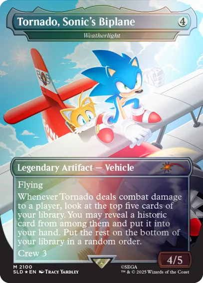 Magic the Gathering Secret Lair - Secret Lair x Sonic: Turbo Gear