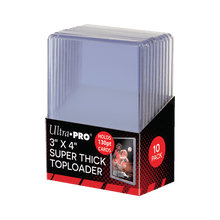 Ultra Pro - 3 x 4 inch Toploaders Super Thick 10 Pack