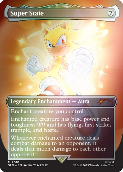Magic the Gathering Secret Lair - Secret Lair x Sonic: Friends & Foes