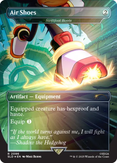 Magic the Gathering Secret Lair - Secret Lair x Sonic: Turbo Gear