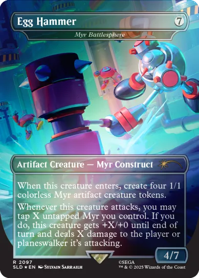 Magic the Gathering Secret Lair - Secret Lair x Sonic: Turbo Gear