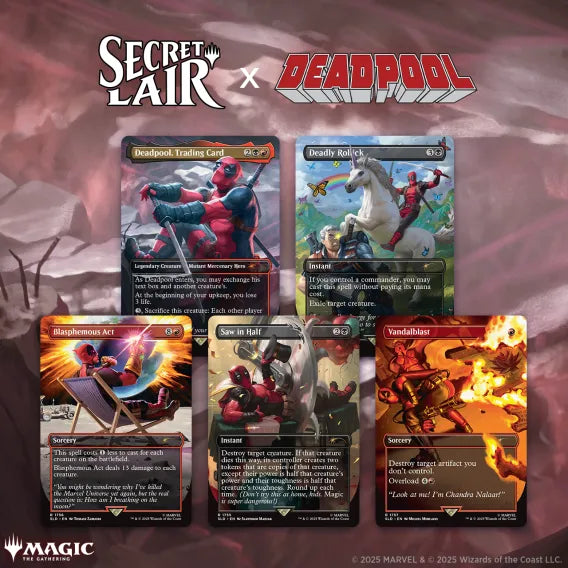 Magic the Gathering Secret Lair - Secret Lair x Marvel's Deadpool
