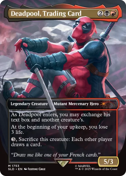 Magic the Gathering Secret Lair - Secret Lair x Marvel's Deadpool