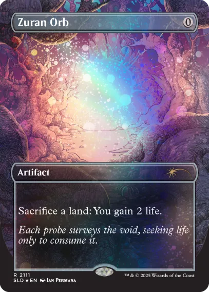 Magic the Gathering Secret Lair - Alien Auroras Galaxy Foil Edition