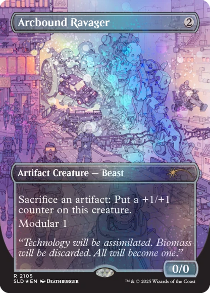 Magic the Gathering Secret Lair Drop Series - Featuring: Deathburger Galaxy Foil Edition