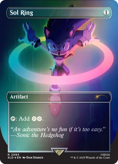 Magic the Gathering Secret Lair - Secret Lair x Sonic: Chasing Adventure