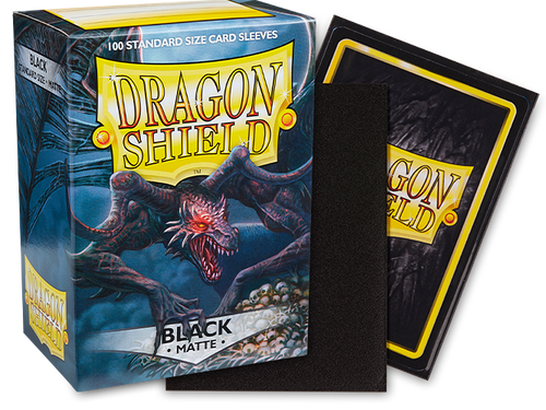 Dragon Shield Sleeves Matte Black (100)