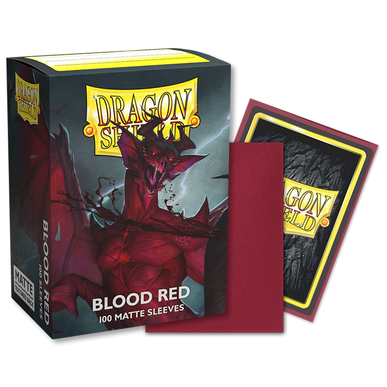 Dragon Shield Sleeves Matte Blood Red (100)