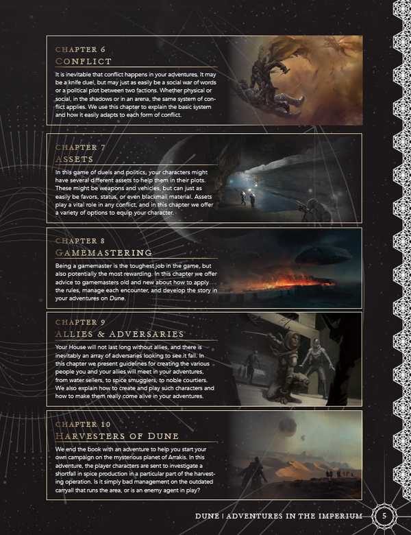 Dune RPG Adventures in the Imperium Core Rulebook