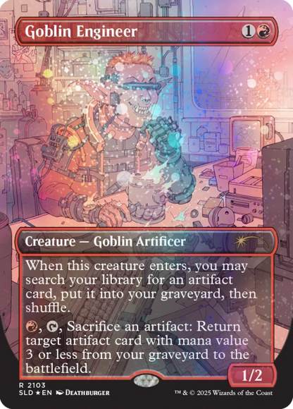 Magic the Gathering Secret Lair Drop Series - Featuring: Deathburger Galaxy Foil Edition
