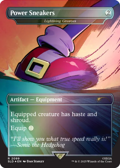Magic the Gathering Secret Lair - Secret Lair x Sonic: Turbo Gear