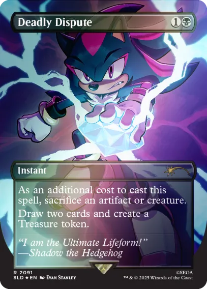Magic the Gathering Secret Lair - Secret Lair x Sonic: Chasing Adventure