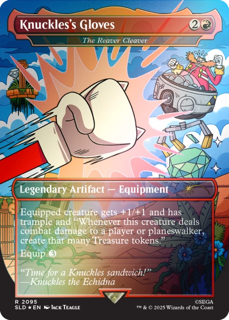 Magic the Gathering Secret Lair - Secret Lair x Sonic: Turbo Gear