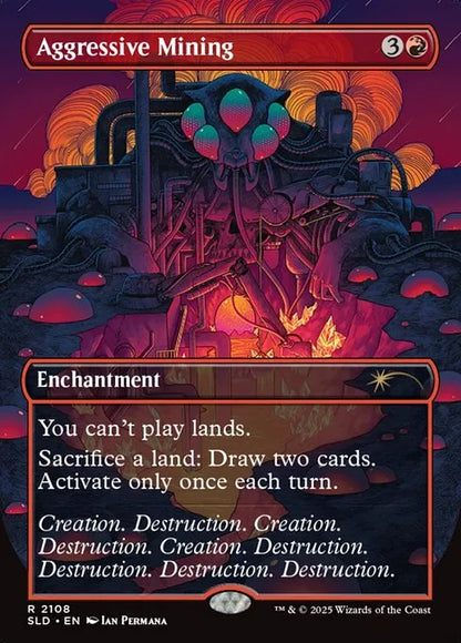 Magic the Gathering: Secret Lair - Alien Aurora Galaxy Foil