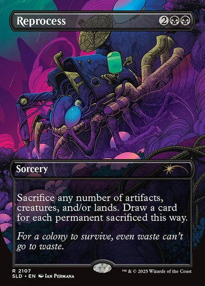 Magic the Gathering: Secret Lair - Alien Aurora Galaxy Foil