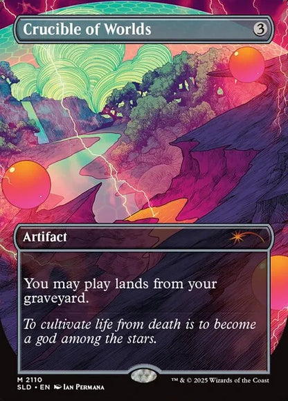 Magic the Gathering: Secret Lair - Alien Aurora Galaxy Foil