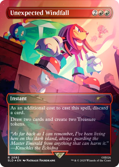 Magic the Gathering Secret Lair - Secret Lair x Sonic: Chasing Adventure