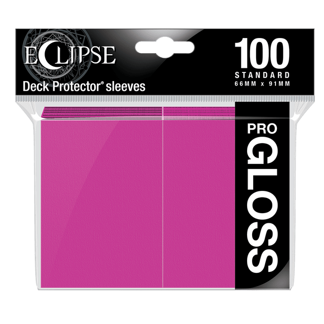 Ultra Pro - Eclipse Standard Matte Sleeves 100 Pack - Hot Pink