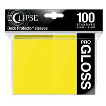 Ultra Pro - Eclipse Standard Matte Sleeves 100 Pack - Lemon Yellow