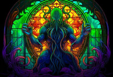 Cthulhu Glass Stitched Playmat - 61 x 35 cm