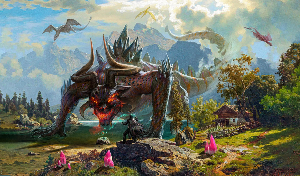 Jace Behemoth Stitched Playmat - 61 x 35 cm