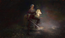 Swallow and the Wolf Stitched Playmat - 61 x 35 cm